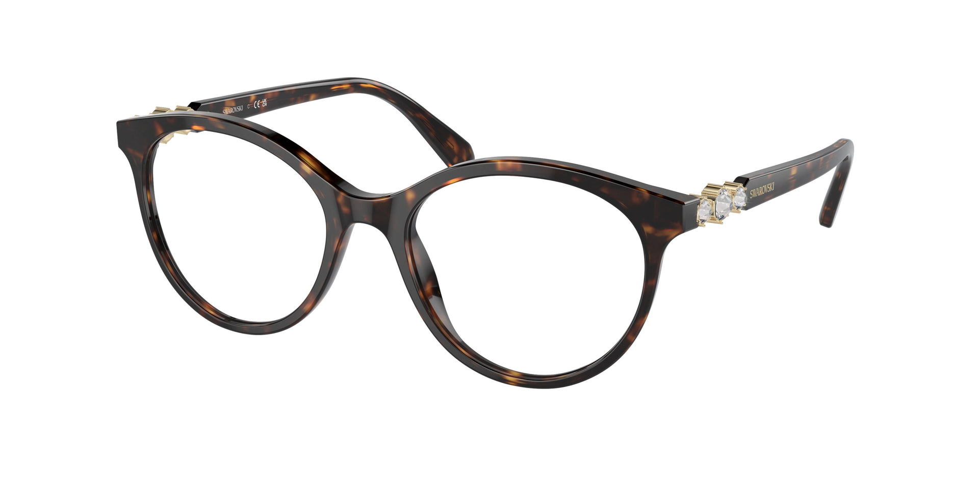 Swarovski SK2019 Dark Havana Eyeglasses