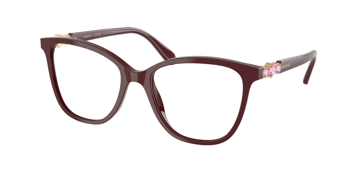 Swarovski SK2020 Burgundy Eyeglasses