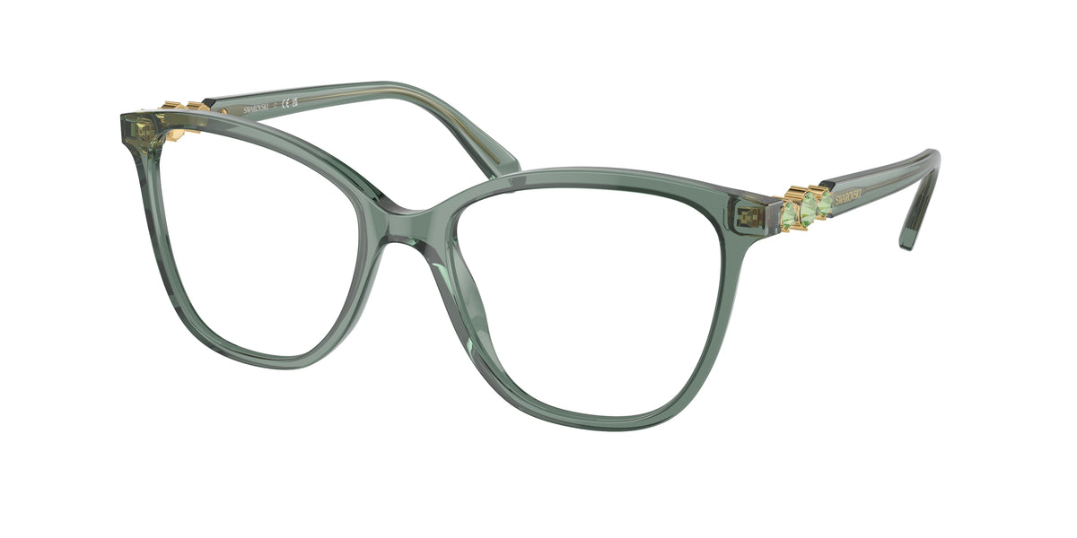 Swarovski SK2020 Transparent Green Eyeglasses