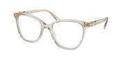 Swarovski SK2020 Transparent Beige Eyeglasses