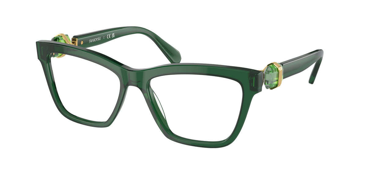 Swarovski SK2021 Transparent Green Eyeglasses