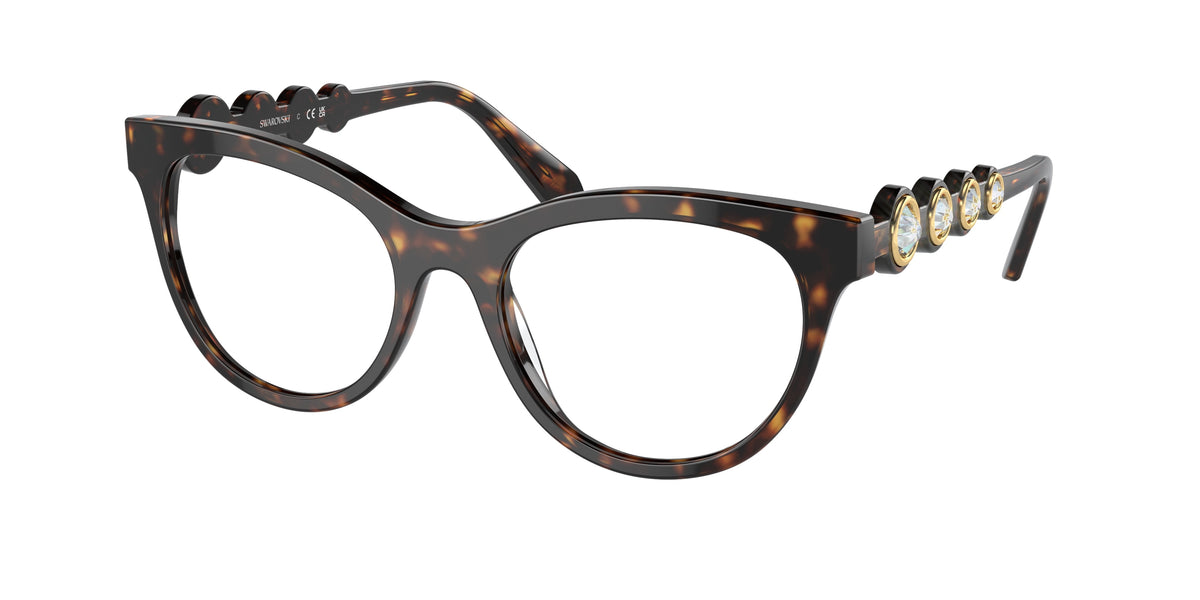 Swarovski SK2025 Dark Havana Eyeglasses