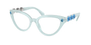 Swarovski SK2028F Milky Light Blue Eyeglasses