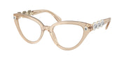 Swarovski SK2028F Milky Beige Eyeglasses