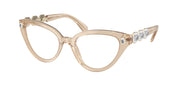 Swarovski SK2028 Milky Beige Eyeglasses