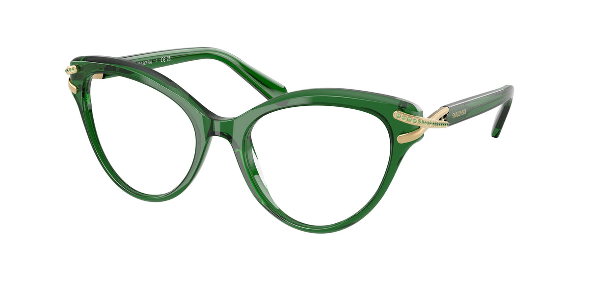 Swarovski SK2030 Transparent Green Eyeglasses