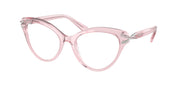 Swarovski SK2030 Transparent Pink Eyeglasses