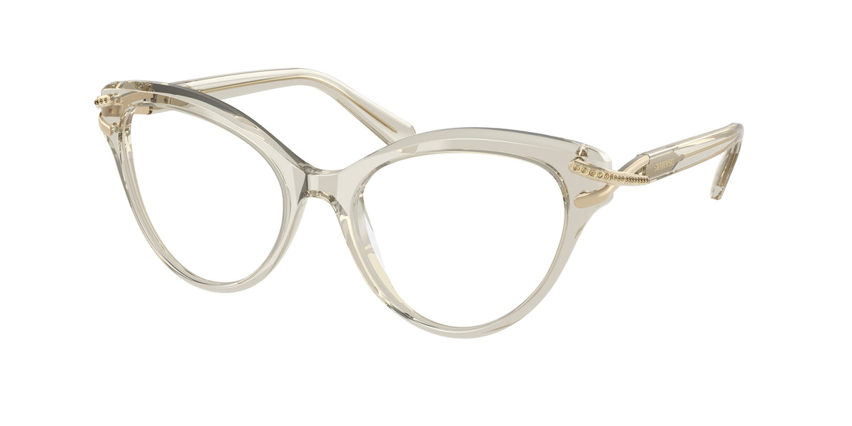 Swarovski SK2030 Transparent Beige Eyeglasses