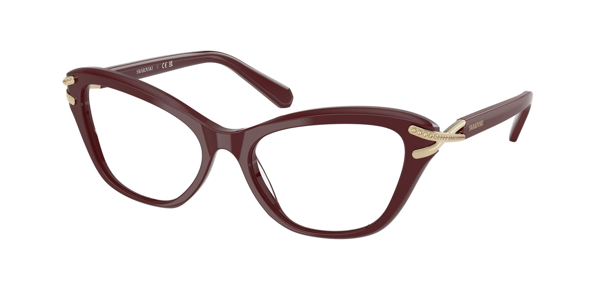 Swarovski SK2031 Burgundy Eyeglasses