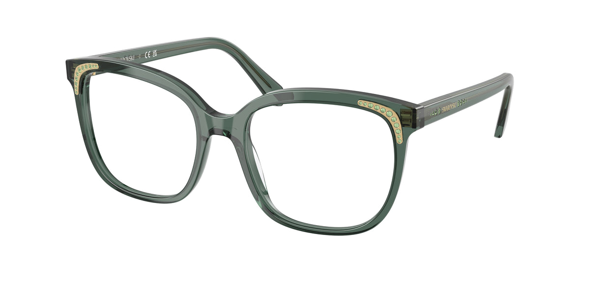 Swarovski SK2033 Transparent Green Eyeglasses