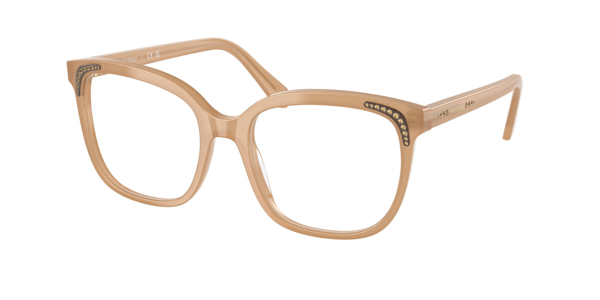 Swarovski SK2033 Milky Beige Eyeglasses