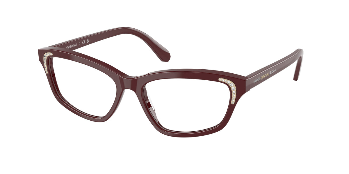 Swarovski SK2034 Burgundy Eyeglasses