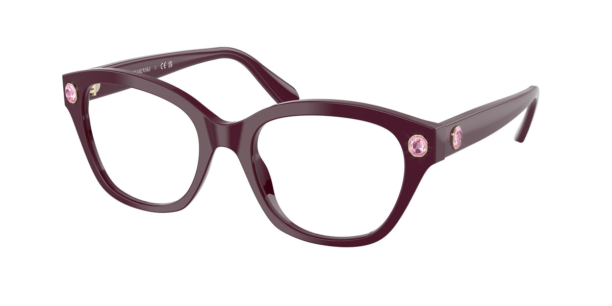 Swarovski SK2038F Burgundy Eyeglasses