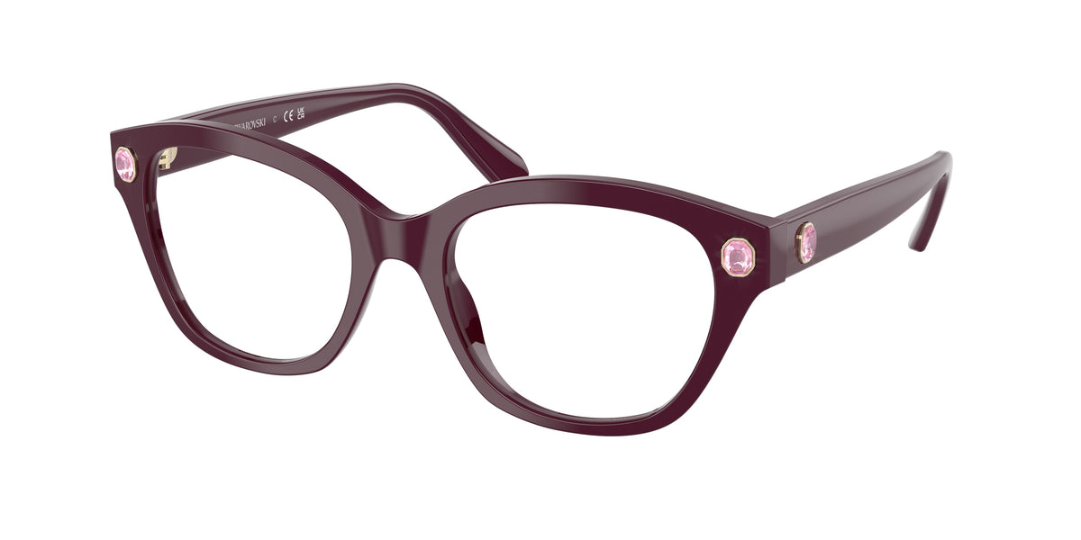 Swarovski SK2038 Burgundy Eyeglasses