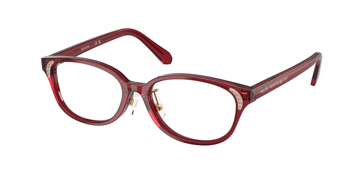 Swarovski SK2040D Transparent Burgundy Eyeglasses