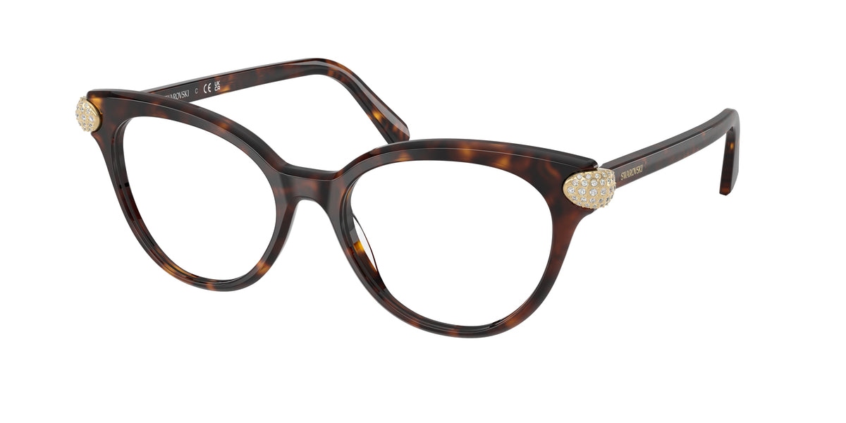 Swarovski SK2046F Havana Eyeglasses
