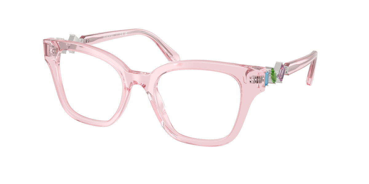 Swarovski SK2048 Transparent Pink Eyeglasses