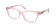 Swarovski SK2049D Transparent Pink Eyeglasses