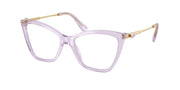 Swarovski SK2051 Transparent Lilac Eyeglasses