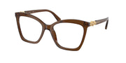 Swarovski SK2053F Transparent Brown Eyeglasses