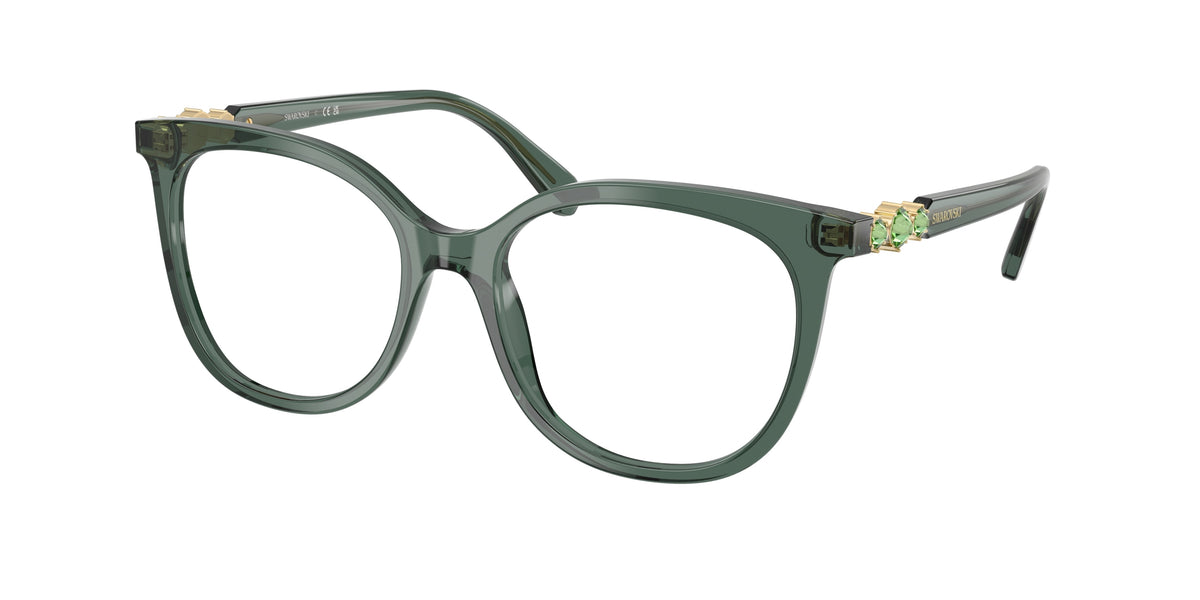 Swarovski SK2055 Transparent Green Eyeglasses