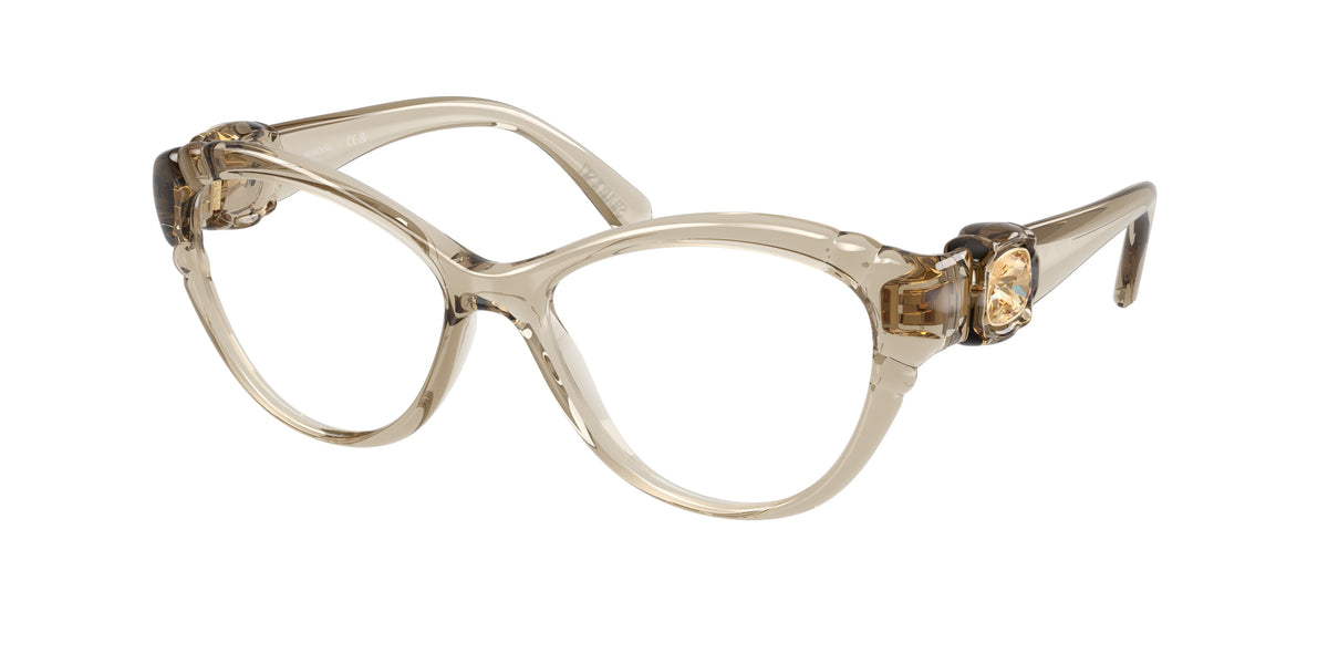 Swarovski SK2057 Transparent Beige Eyeglasses