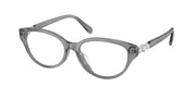 Swarovski SK2058D Transparent Dark Grey Eyeglasses