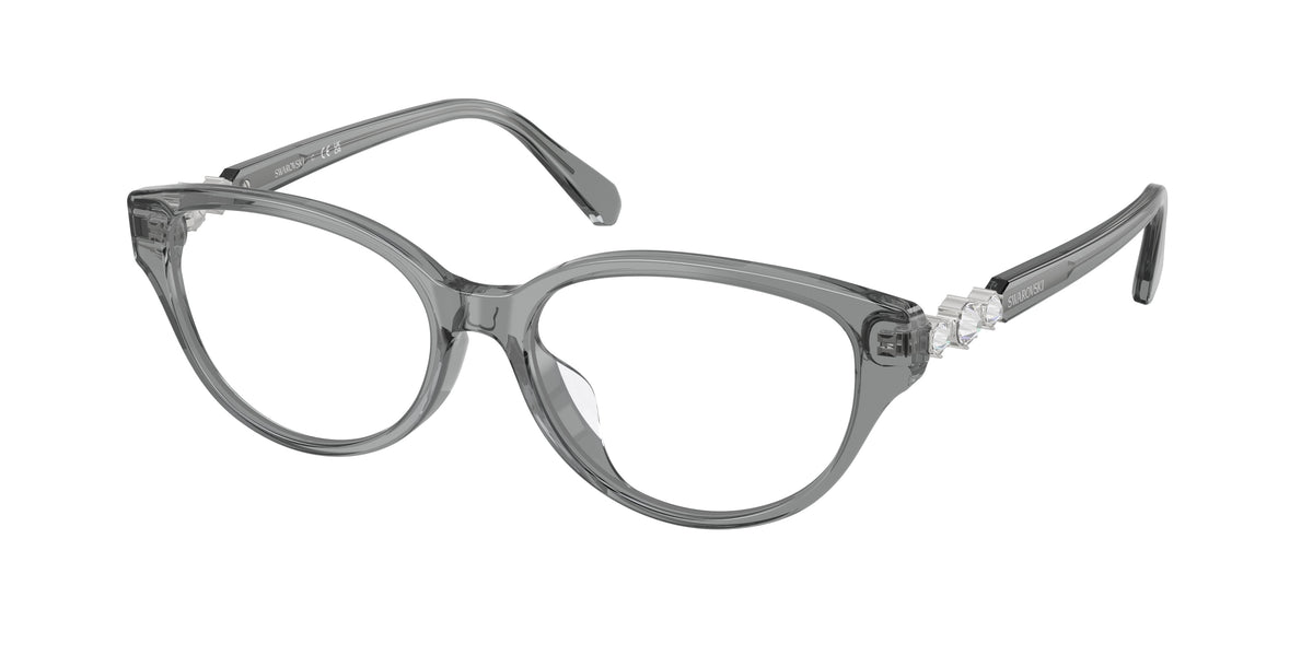 Swarovski SK2058D Transparent Dark Grey Eyeglasses