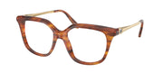 Swarovski SK2059 Striped Havana Eyeglasses
