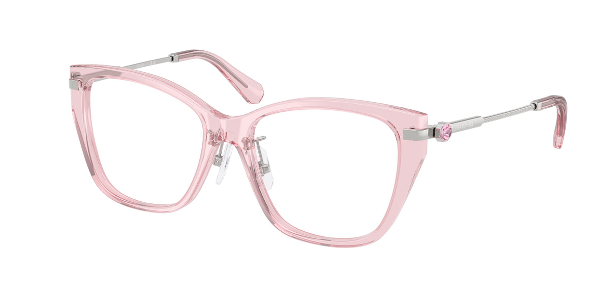 Swarovski SK2060F Transparent Pink Eyeglasses