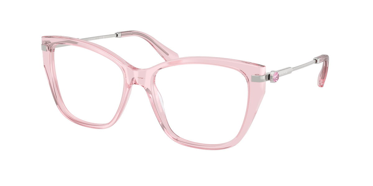 Swarovski SK2060 Transparent Pink Eyeglasses