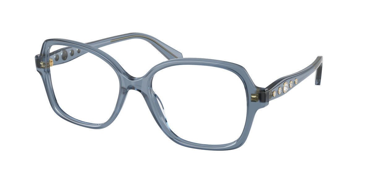 Swarovski SK2063 Milky Light Blue Eyeglasses