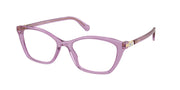Swarovski SK2065 Transparent Amethyst Eyeglasses