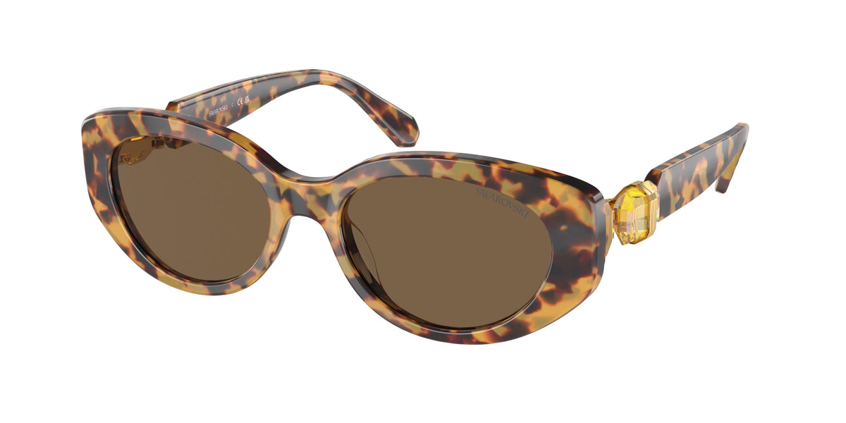 Swarovski SK6002 Light Havana Sunglasses