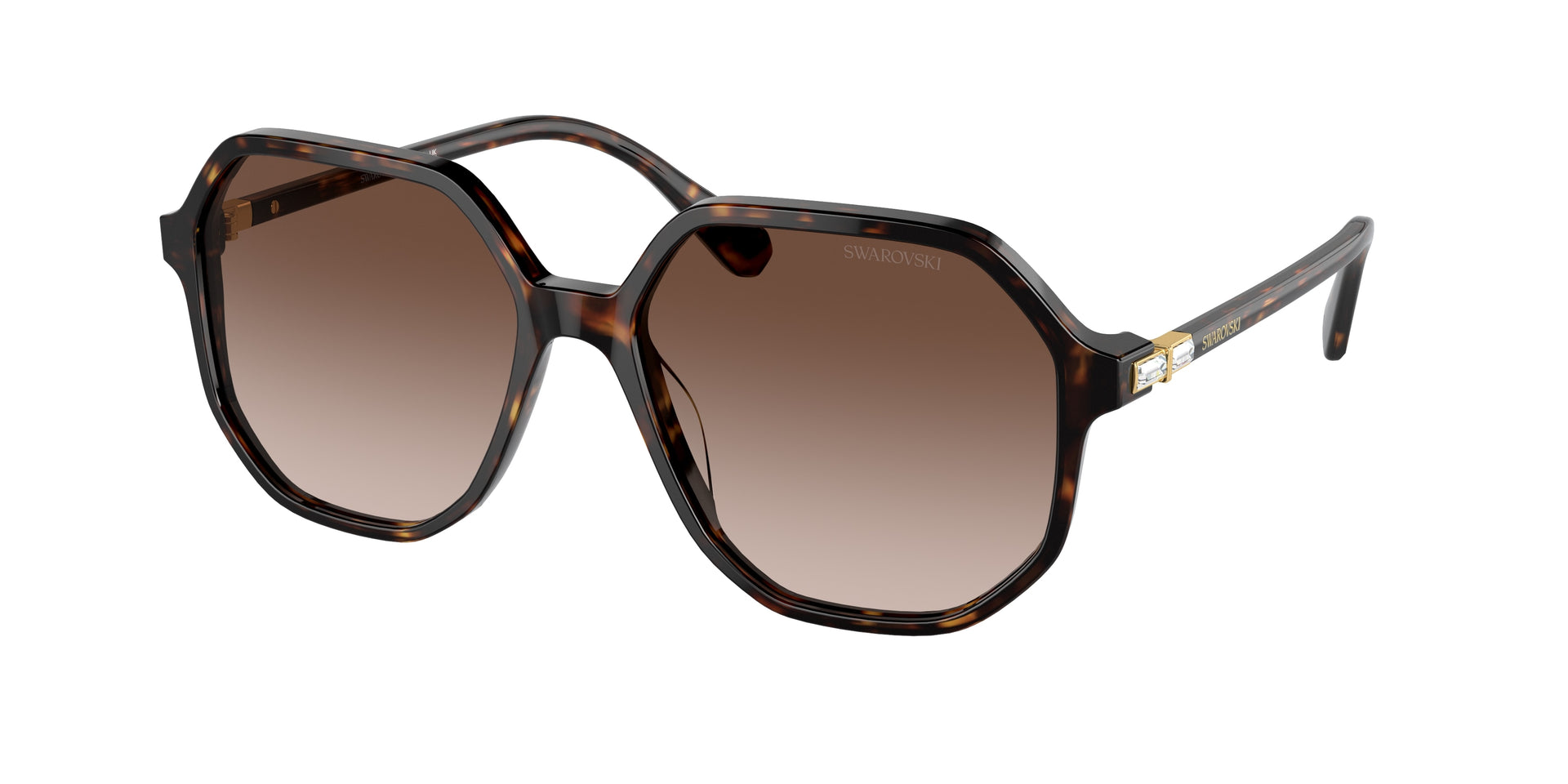 Swarovski SK6003F Havana Sunglasses