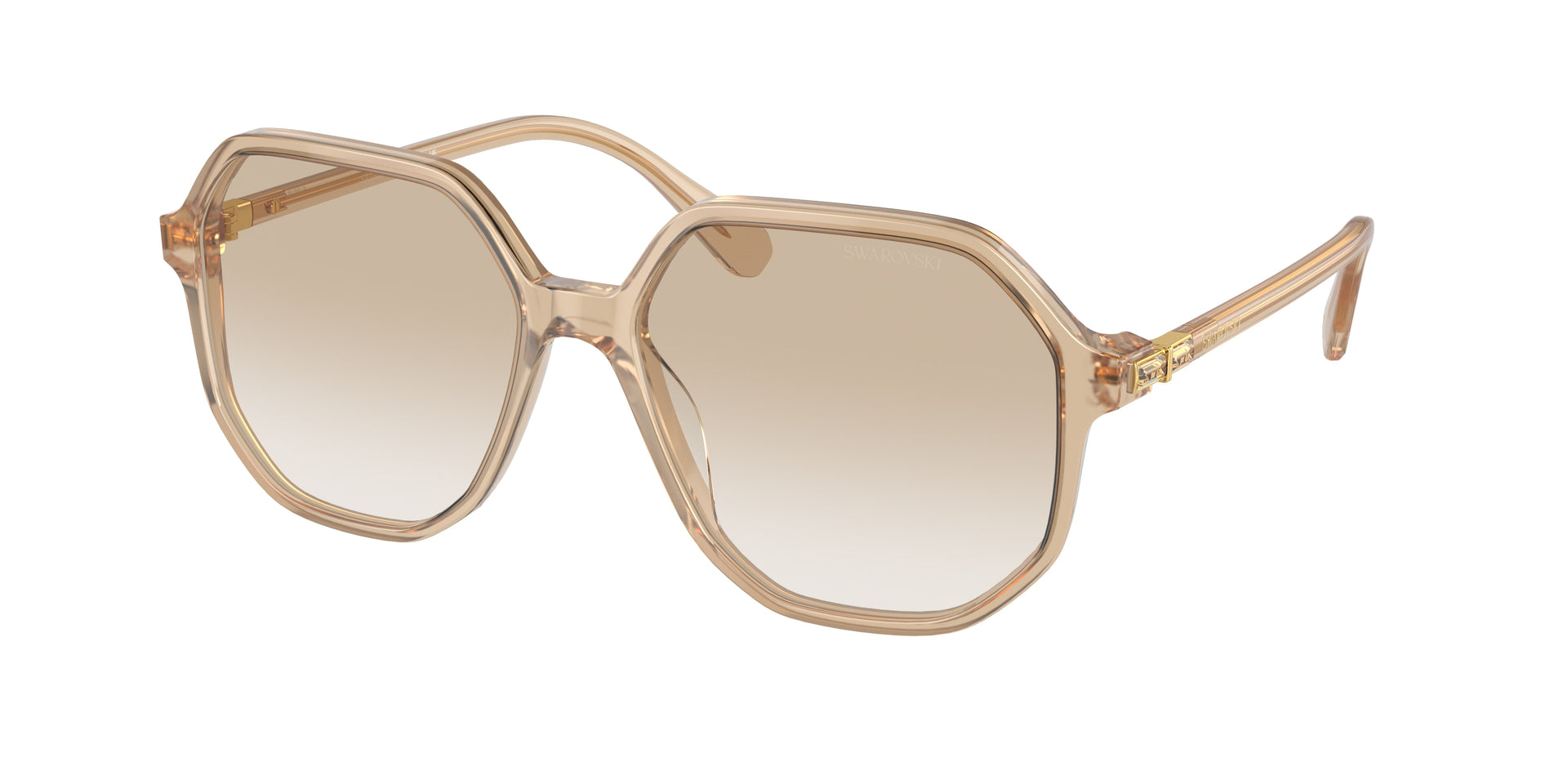 Swarovski SK6003F Opaline Light Brown Sunglasses