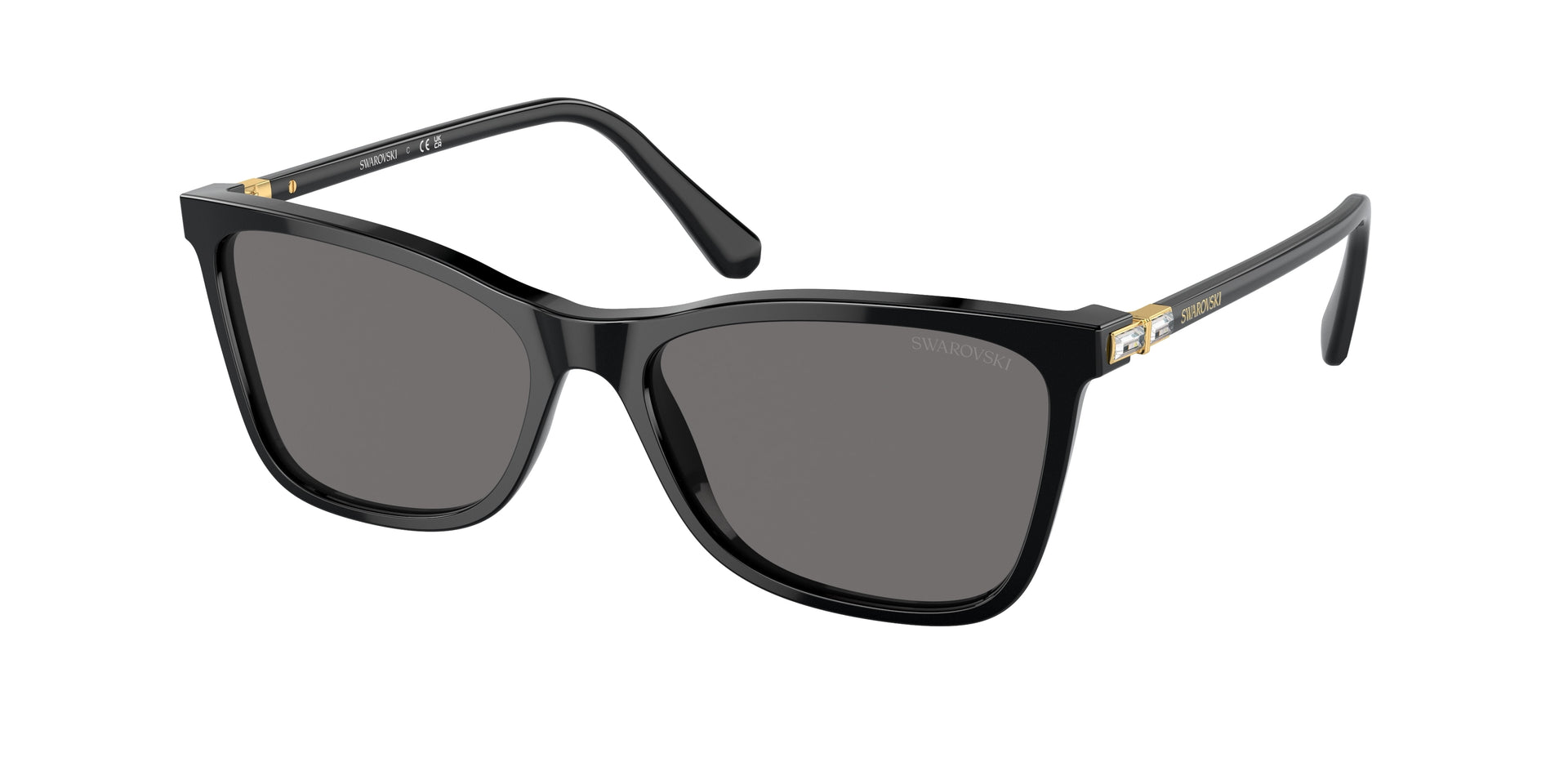 Swarovski SK6004F Black Sunglasses