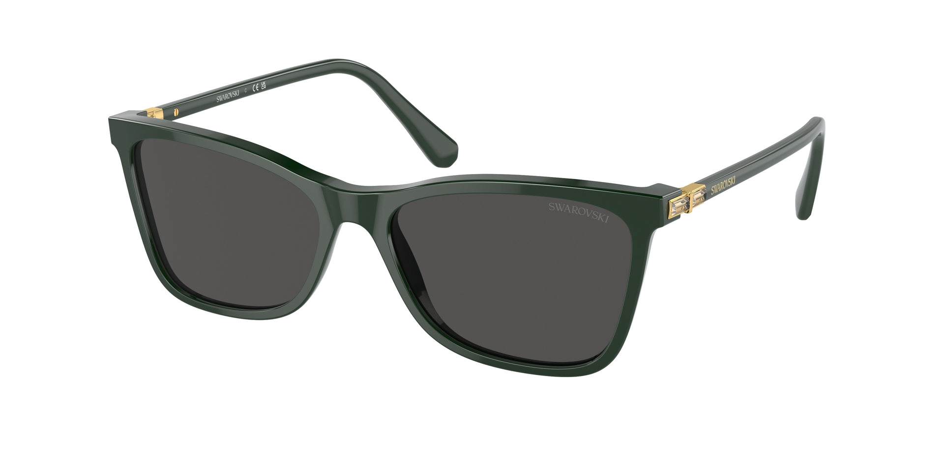 Swarovski SK6004F Green Emerald Sunglasses