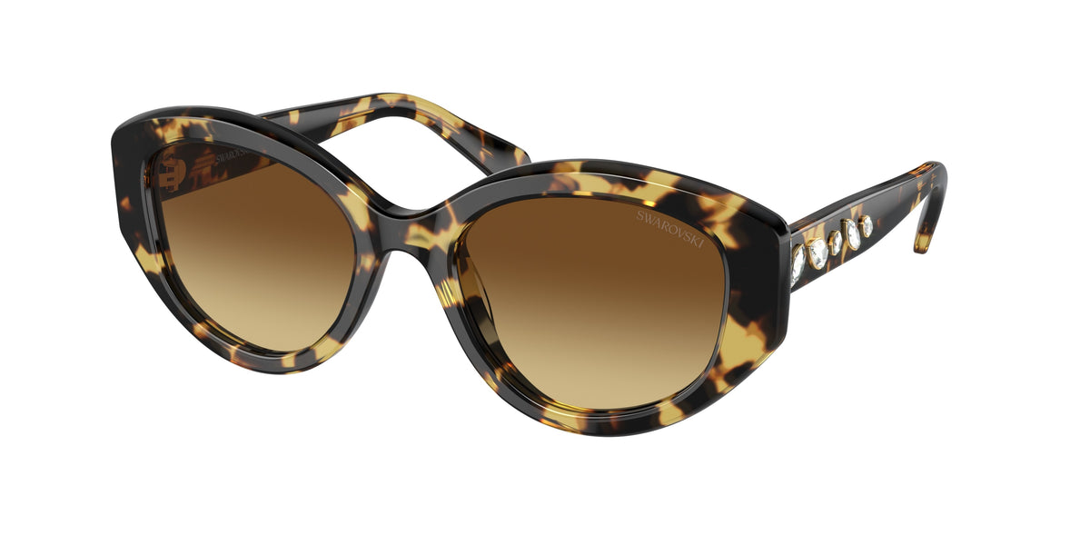 Swarovski SK6005 Medium Havana Sunglasses