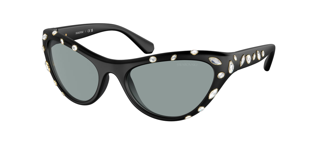 Swarovski SK6007 Matte Black Sunglasses