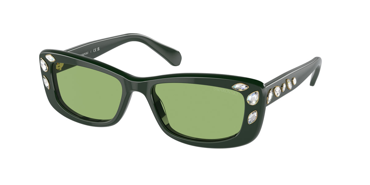 Swarovski SK6008 Dark Green Sunglasses