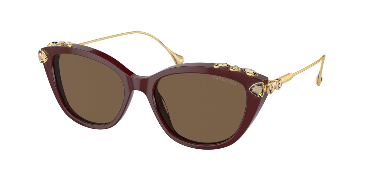 Swarovski SK6010 Opal Burgundy Sunglasses