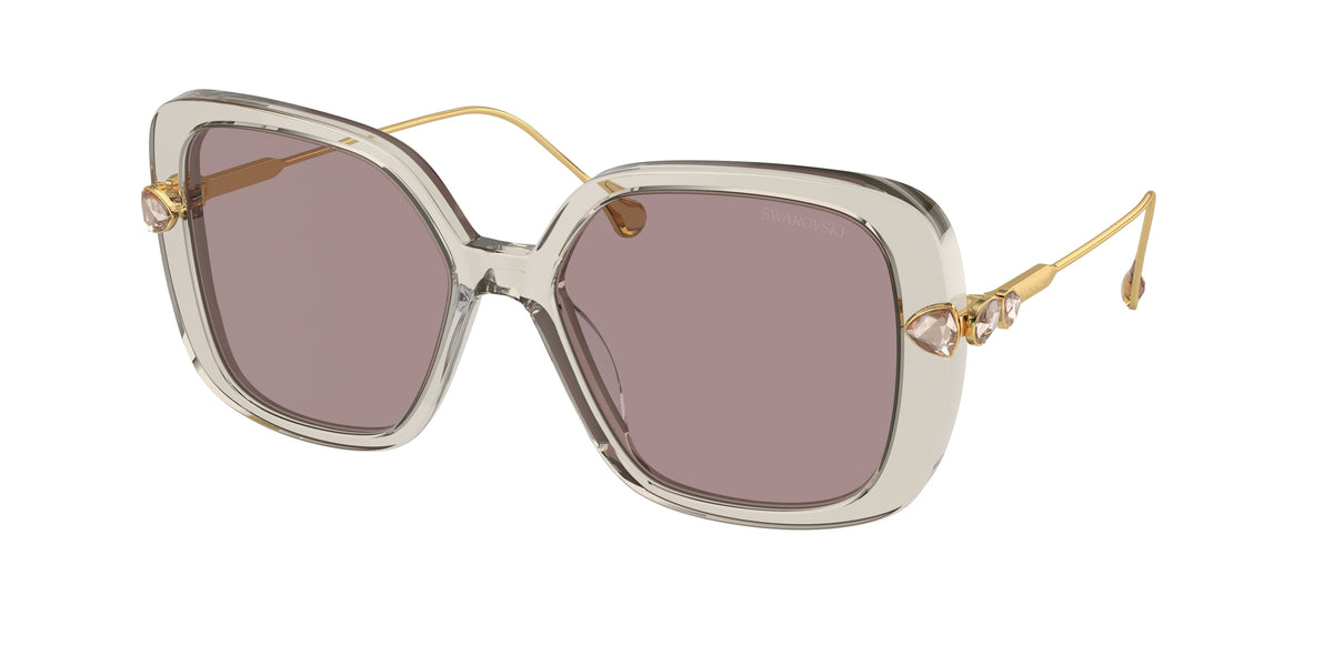 Swarovski SK6011 Transparent Light Brown Sunglasses