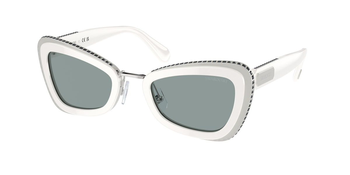 Swarovski SK6012 White/Grey Sunglasses