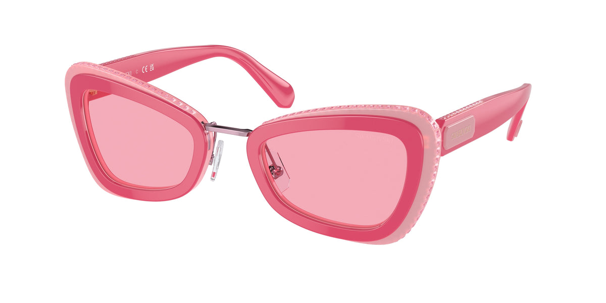 Swarovski SK6012 Fuxia/Old Pink Sunglasses