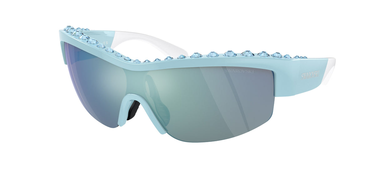 Swarovski SK6014 Light Blue Sunglasses