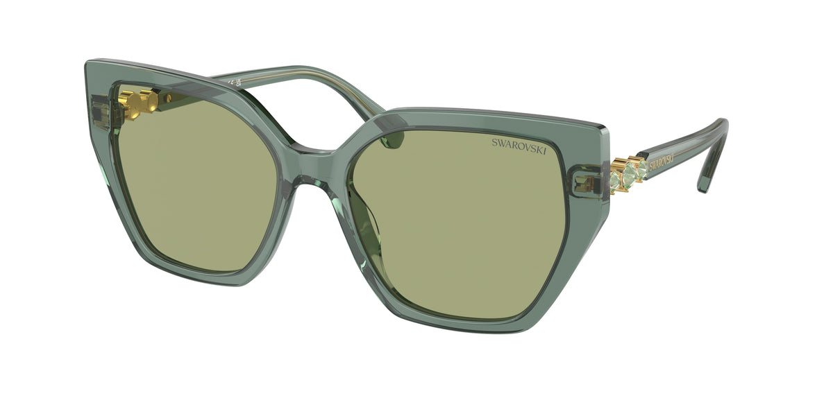 Swarovski SK6016 Transparent Green Sunglasses