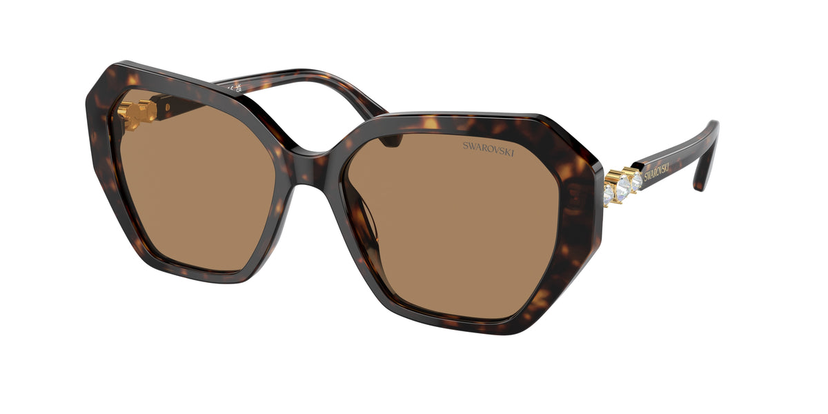 Swarovski SK6017 Dark Havana Sunglasses