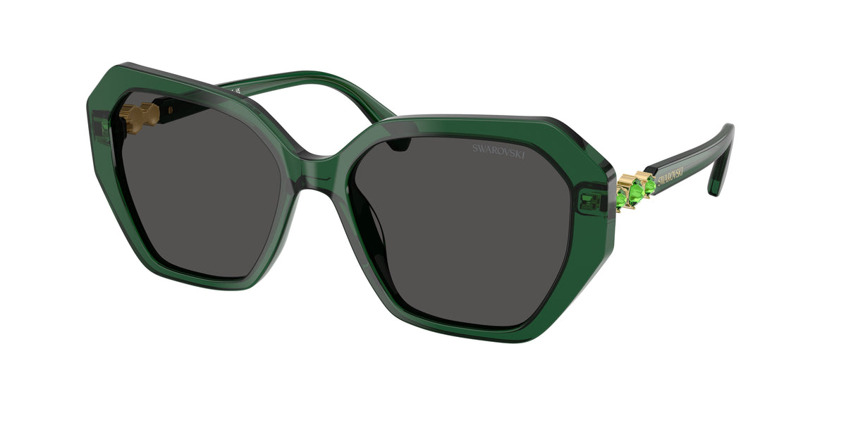 Swarovski SK6017 Transparent Green Sunglasses