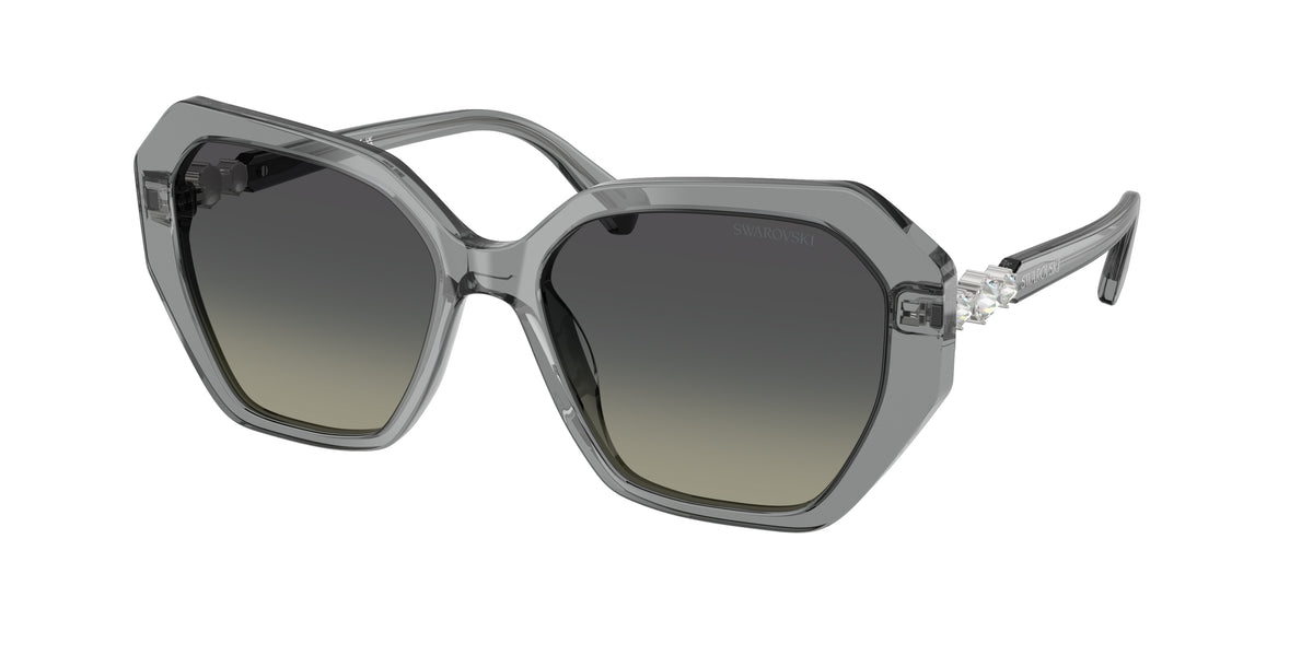 Swarovski SK6017 Transparent Grey Sunglasses
